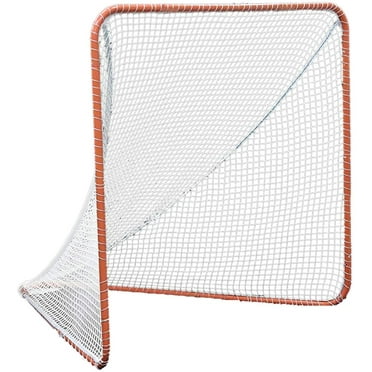 Bownet Goal Portable Lacrosse Crease - Youth Men's Practice Indoor Outdoor East Setup Portable Carrying Bag Regulation 18 Diameter Orange
