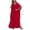 #02Red, variant on 2026 Long Kaftan Dresses Muumuu Plus Size V Neck Vintage Caftan Coverup Dress Navy One Size