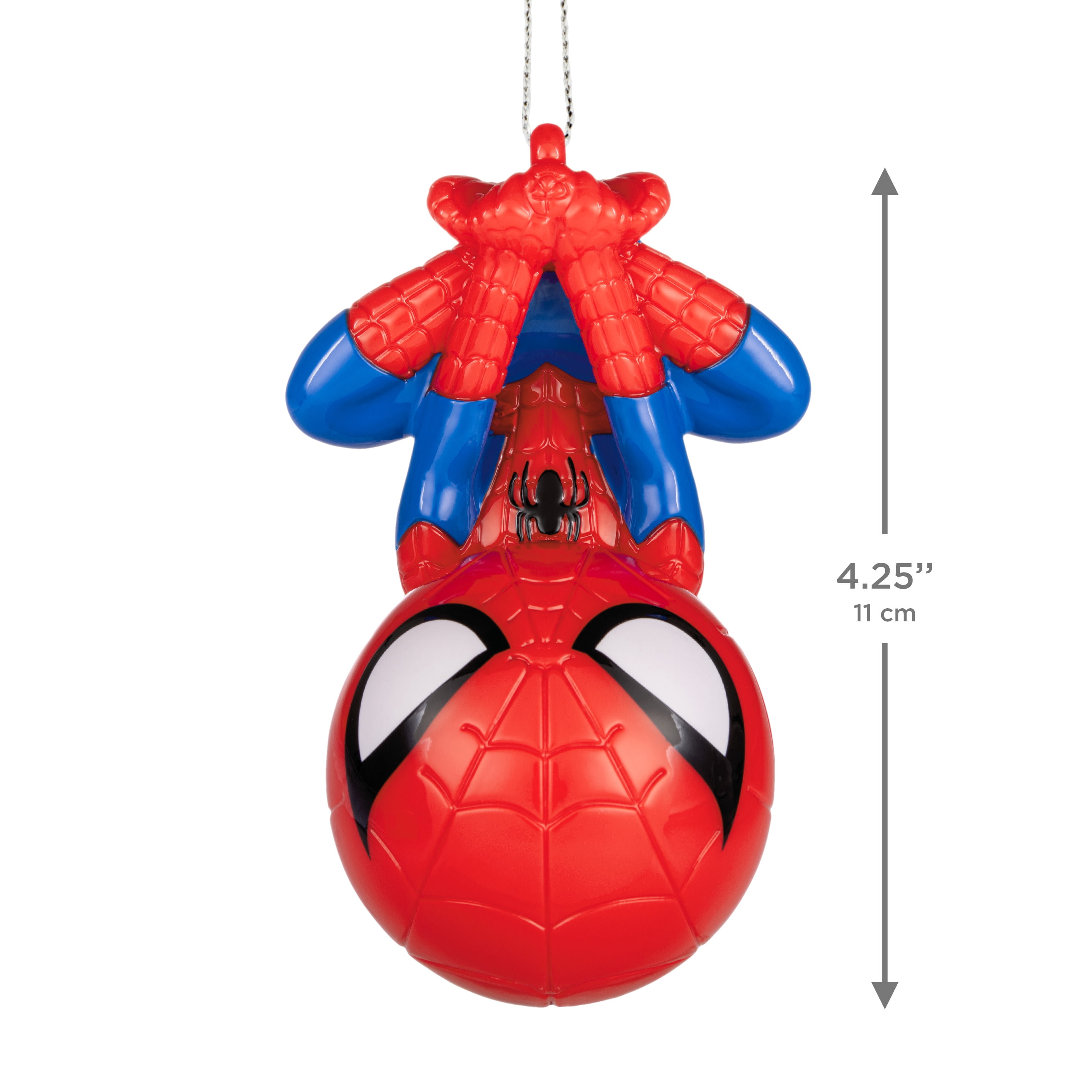 Hallmark Christmas Ornament (Marvel Spider-Man, Shatterproof), 1 Count