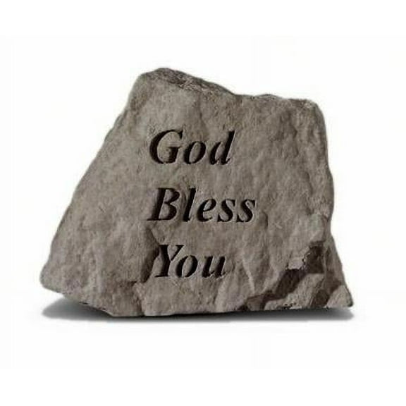 God Bless You Inspirational Garden Stone