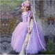 thumbnail image 3 of Vestido Rapunzel Para Niña Disfraz De Princesa De Halloween Par QVIB, 3 of 4