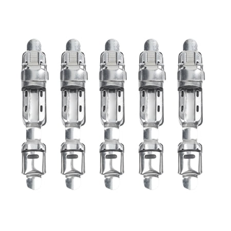 5PCS Stainless Steel Fishing Reel Holder Seat Seat Plate for DIY Rod Adjustable