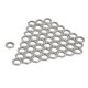 thumbnail image 1 of 50 piezas de aleación de zinc de tuerca de diente fino tuerca ligera tuerca fina de 8 mm para instrumento de bajo de guitarra Jack (plata), 1 of 7