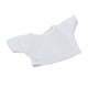 thumbnail image 5 of Camiseta a escala 1/6, ropa para muñecas de 2 pulgadas de largo, blusa ajustada, blusa corta Blanco, 5 of 9