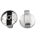 thumbnail image 4 of Wweixi 2PCS Rotary Switches Round Knob Stove Burner Oven Kitchen Parts Handles Metal Fire Switch Button, 8mm, Type 1, 4 of 8
