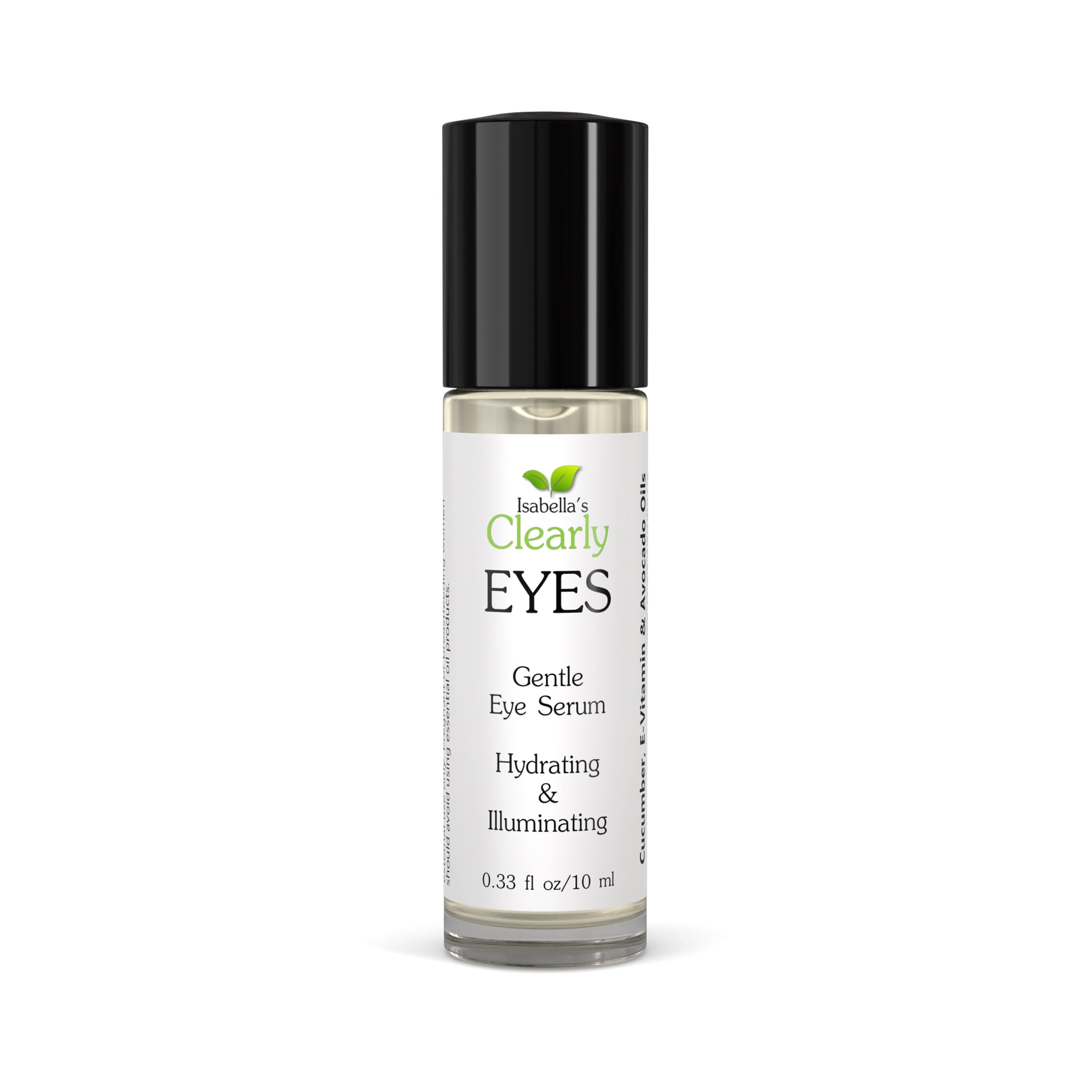 Clearly EYES Anti Aging Eye Serum | Roll On to Hydrate, Firm and Illuminate Tired Eyes with Cucumber and Avocado | 100% Natural Product Made in USA