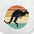 thumbnail image 4 of Inktastic Kangaroo Retro Australia Boys or Girls Baby Bib, 4 of 4