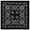 Black model A, variant on square scarf, 27'' Floral Pattern Bandana Head Scarf for Women Male Square Turbans Head Scarf Colorful Head Wrap Headwear