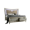 thumbnail image 3 of Champagne Silver Wood 6pc Bedroom Set in Queen Bed, 3 of 6