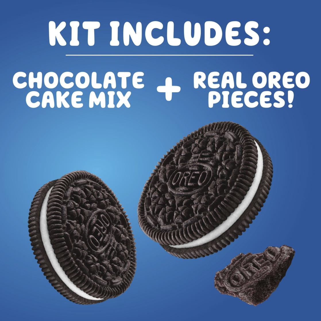 (6 pack) Betty Crocker OREO Chocolate Cake Mix, Baking Mix With OREO Cookie Pieces, 9.3 oz