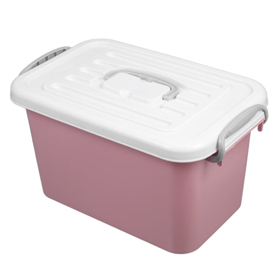 Raindrops Cube Compartment Storage Box 31.00X18.80X16.00CM Pink