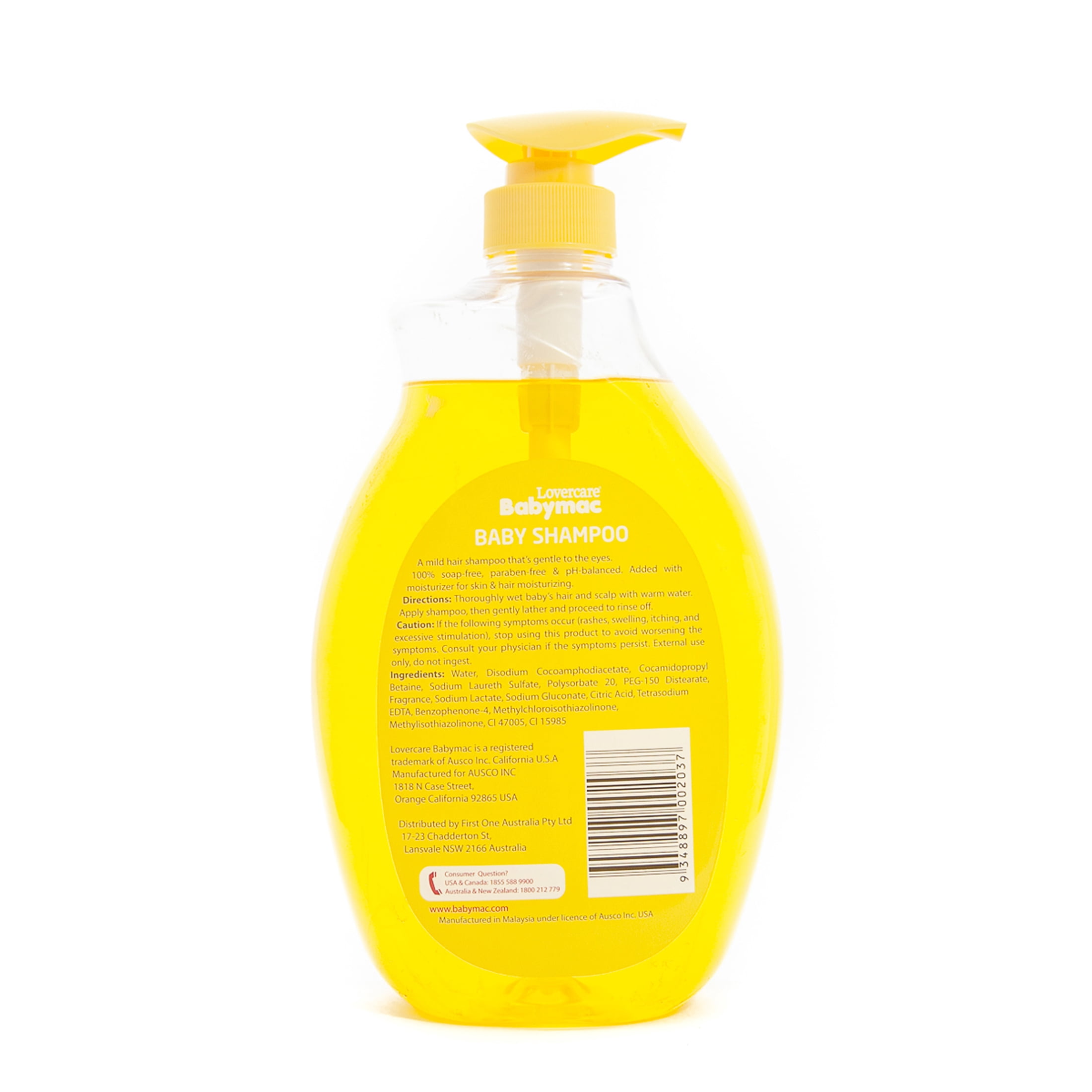 LoverCare Babymac Baby Shampoo-33.8 fl oz (1000ml)
