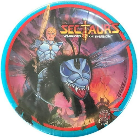 Sectaurs: Warriors of Symbion Vintage 1985 Small Paper Plates (8ct)