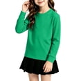 thumbnail image 3 of YOUYEDIAN Girls Oversized Sweatshirts Boys Casual Long Sleeve Crewneck Fleece Pullover Tops, 3 of 5