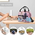 thumbnail image 6 of Binienty Horse Backpack for Girls 10-12 Cherry Blossom Kids Backpack And Lunch Box Set 4th Grade Bookbag for Girls Boys 17 Inch Rucksack with Laptop Compartment and Side Pockets, 6 of 7