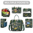 thumbnail image 2 of Green Dinosaurs ChristmasTrees Socks Pattern Womens Lunch Box for Work,Insulated Large Lunch Bag for Tween and Teen,Loncheras Para Mujer,Leakproof Adult Lunch Bag for Work,Beach,Travel,Picnic,Camping, 2 of 7