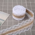 thumbnail image 2 of Fine Workmanship Lace Hessian, Burlap Hessian, For Wedding Home Use DIY Materials Decorate Your  Gift Tea Set Mat Cover Towel Table Runner, 2 of 8