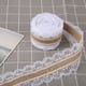 thumbnail image 4 of 5 M/rollo De Cinta De Yute De Arpillera De Encaje Natural Decoración De Boda Para El Hogar, 4 of 7