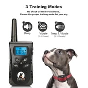 No Shock Dog Training Collar For 2 Dogs,Rechargeable&Waterproof Dog Vibration Collar,No Shock Dog Collar with Remote, Up to 1600Ft Remote Range Dog Bark Collar