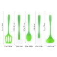thumbnail image 2 of PTOOTP Juego de 5 utensilios de cocina resistentes al calor con silicona antiadherente de primera calidad., 2 of 7