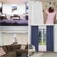 thumbnail image 4 of TEECK Shower Curtain Rod, 50-91 Inch Adjustable Tension Spring, Shower Curtain Rod Tension, Premium 304 Stainless Steel, Anti-Slip, No Driling, No Rust, for Bathroom,Silver,Easy to, 4 of 4