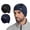 Black+Dark Blue, variant on MELASA 2 Pack Men Skull Cap with Ears Flaps, Moisture Wicking Sweat Liner for Cycling Running