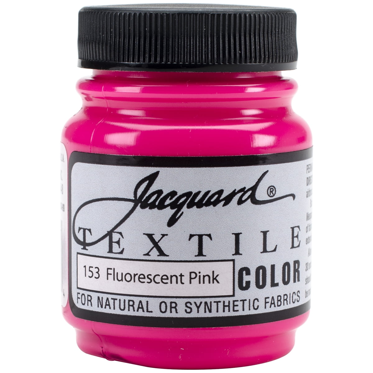 Jacquard Textile Color Fabric Paint 2.25ozFluorescent Pink