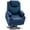 Blue, variant on MCombo Electric Power Lift Recliner Chair with Vibration and Heat for Elderly, Faux Leather, Dark Brown