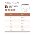 thumbnail image 7 of INNERSY Women's Plus Size XL-5XL Cotton Underwear High Waisted Lace Briefs 5 Pack(5XL,Light), 7 of 7