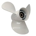 thumbnail image 2 of Propeller 13 1/4x17 for Yamaha Outboard 60-115HP Aluminum 15 Tooth OEM NO:6E5-45945-01-EL 13.25x17, 2 of 4