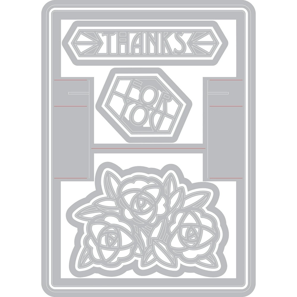 Sizzix Thinlits Dies By Lynda Kanase 8/PkgGift Card Holder PopUp Card