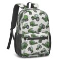 thumbnail image 2 of Tractor and Harvesters Gray Pattern 17" School Backpacks for Teens,Waterproof Oxford Fabric,S-Shape Padded Straps for School,Travel,Hiking,Camping, 2 of 6