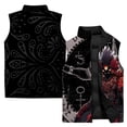 thumbnail image 4 of Ropa de invierno para hombre 2024 Chaleco térmico para hombre Chaleco de algodón con estampado samurái genial Chaquetas de calle Harajuku Chalecos para hombre Sin mangas, 4 of 4