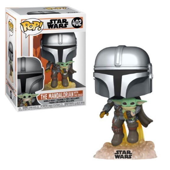 Collectible Funko POP! Star Wars: The Mandalorian with The Child #402