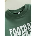 thumbnail image 6 of 0-18M Infant Baby Boys Girls Bodysuit 3M 6M 12M 18M Long Sleeve Crew Neck Letters Football Print Jumpsuit Casual, 6 of 8