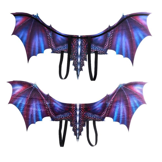 Disfraz de dinosaurio de Halloween, juego de rol, accesorios de alas, decoración