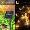 thumbnail image 2 of Epicgadget Solar Bee String Lights, 50 LED Solar Whimsical Orange Honey Bee Lights with 8 Lighting Modes Waterproof Outdoor String Lights for Garden Patio Yard (Warm White), 2 of 6