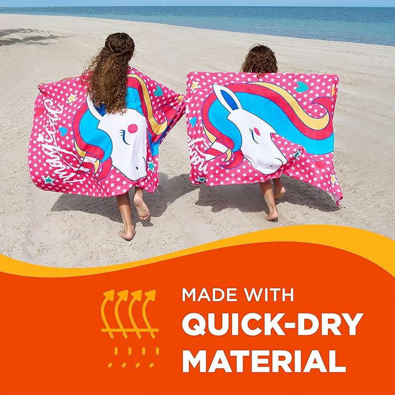 Kaufman 2Pk Magical Unicorn Beach Towel and Pool Towel 30" x 60"