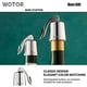 thumbnail image 2 of Tapones para botellas de vino WOTOR de acero inoxidable con silicona, paquete de 2, 2 of 6