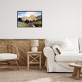 thumbnail image 3 of Stupell Industries Contemporary River Mountain Divide Black Framed Giclee Art, 18 x 12, by Alonza Saunders, 3 of 8