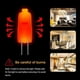 thumbnail image 4 of G4 Halogen Light Bulbs,12v 20w,warm White 3000k,350lm,dimmable,g4 Low Voltage,clear Capsule,pack Of 10, 4 of 4