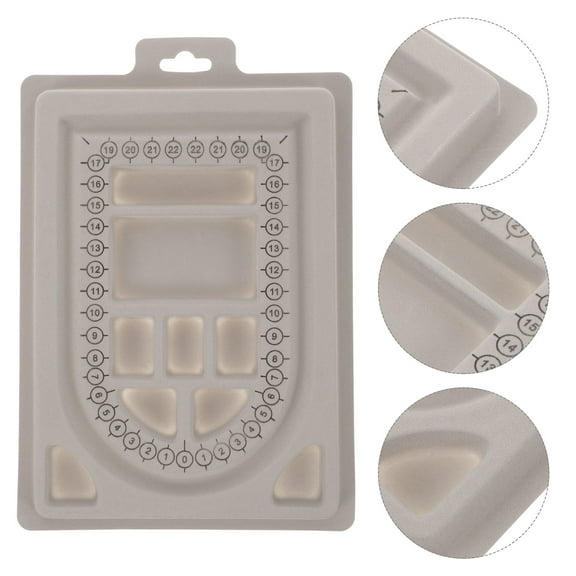 TABLZONE Adjustable Jewelry Bead Design Board Set, Rectangle Multi-Use Craft Tool for Jewelry Making and Artists