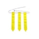 thumbnail image 1 of Conjunto de cinturón de entrenamiento de partido de fútbol americano ajustable escuela deportes competencia práctica etiqueta cintura correa Ropa Deportiva, Zapatos 4 piezas blanco amarillo Soidarity OD029002-09, 1 of 6
