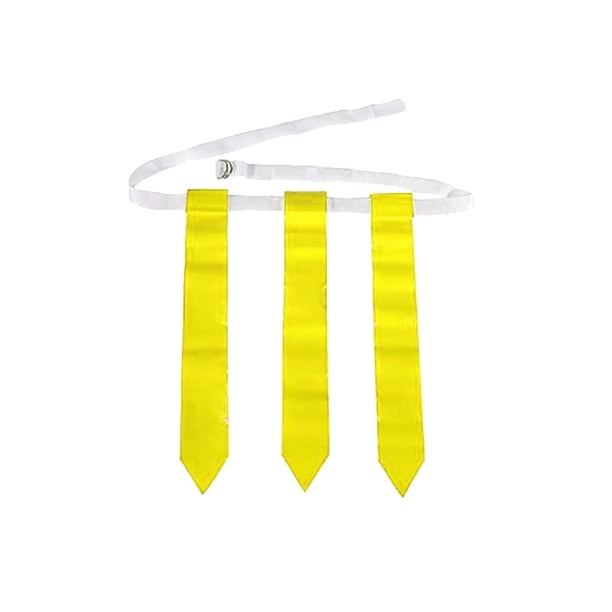 Conjunto de cinturón de entrenamiento de partido de fútbol americano ajustable escuela deportes competencia práctica etiqueta cintura correa Ropa Deportiva, Zapatos 4 piezas blanco amarillo Soidarity OD029002-09