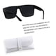 thumbnail image 2 of Gafas de Sol Cuadradas Oversize LYZOIT con Protección UV400 Negras, 2 of 6