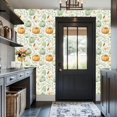 thumbnail image 6 of Peel and Stick Wallpaper Contact Paper watercolor green white pumpkins autumn leaves for Self Adhesive and Removable 17.7in x 118in, 6 of 8