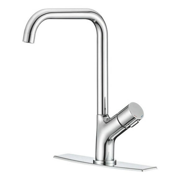 Mezcladora Homefits 10100111 Monomando Cromo Plateado Grifo
