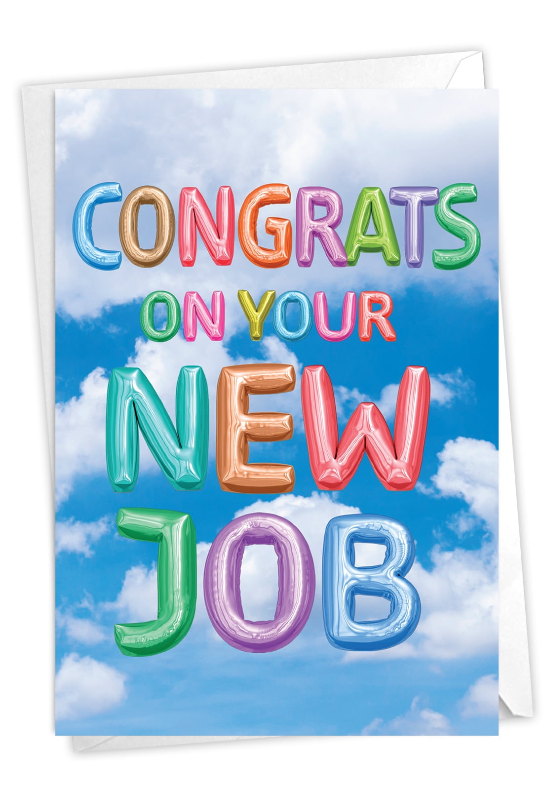 New Job Congratulations Card With Envelope Employment Congrats