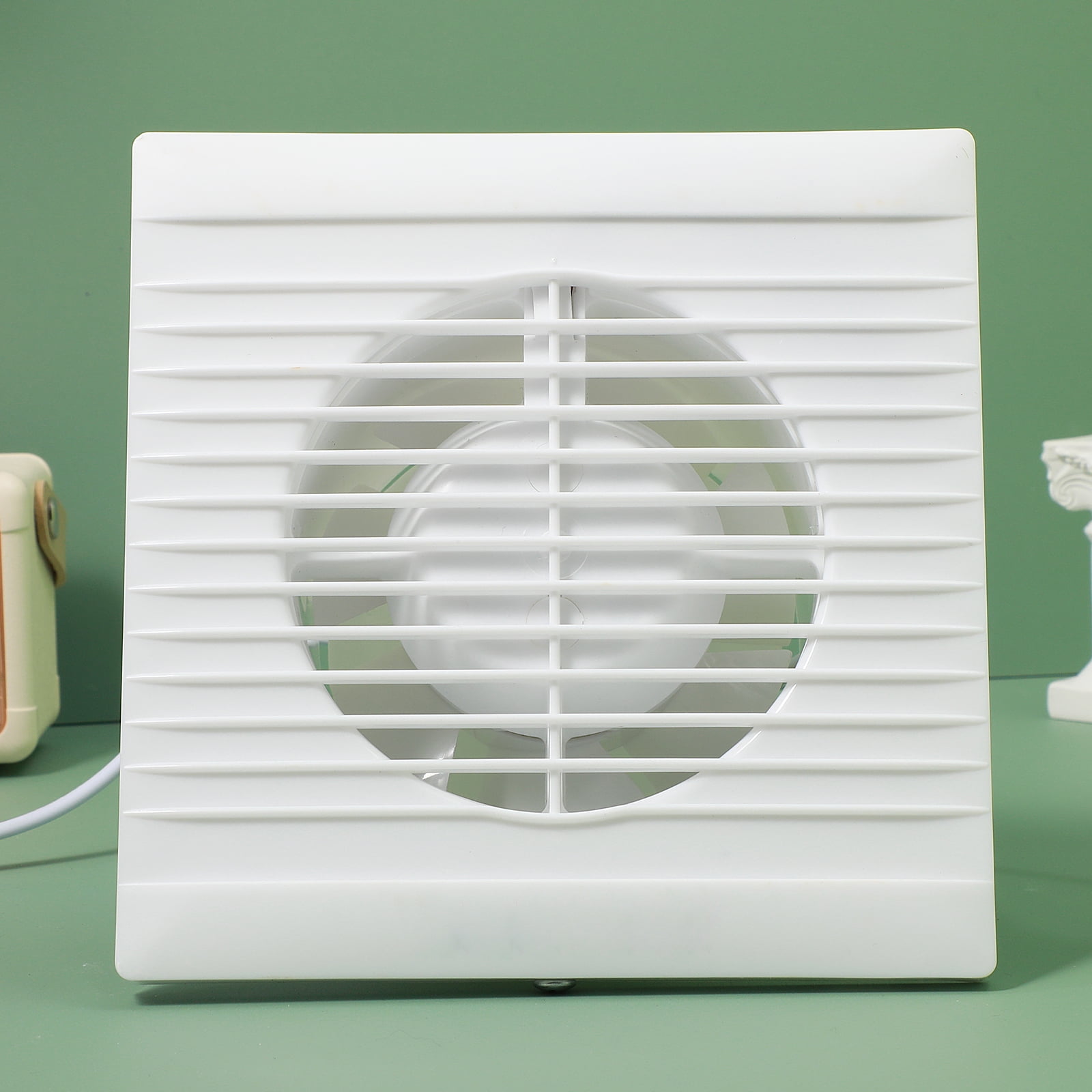 Eease Exhaust Fan Wall Mounted Ventilation Fan Household Ventilation Extractor for Kitchen Bathroom 110V (US Plug)
