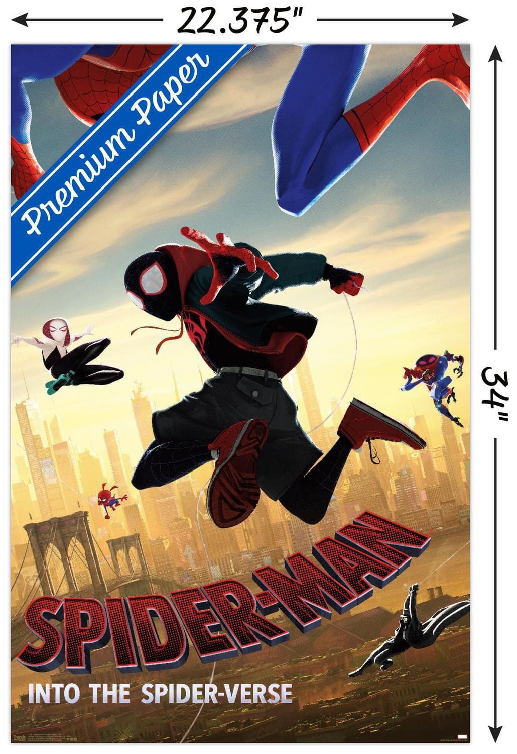Marvel MCU - Spider-Man - Into The Spider-Verse - Dive Wall Poster